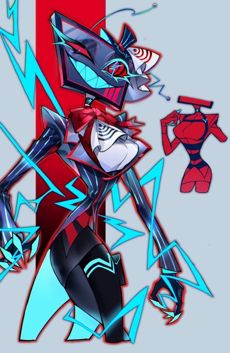 By 02751GK Vox X Val, Vox X Valentino, Vox Hazbin Hotel, Vox Hazbin, Alastor Hazbin Hotel, Samsung Tv, Helluva Boss And Hazbin Hotel, Vivziepop Hazbin Hotel, Hazbin Hotel And Helluva Boss