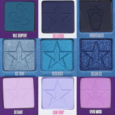 Purple Makeup Palette, Abbey Aesthetic, Purple Eyeshadow Palette, Blue Eyeshadow Palette, Makeup Pallets, Purple Eyeshadow, Eyeshadow Pallets, Pink Car, Blue Eyeshadow