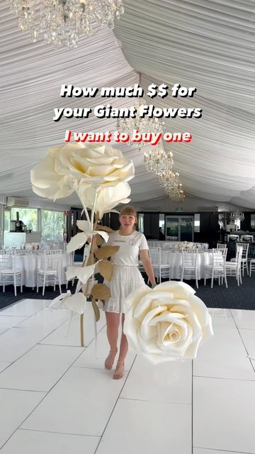 Giant Flowers on Instagram: "Each Giant Flower I create is a piece of my heart, a unique work of art, and I cherish them like my own children. ❗️Frequently Asked Question ❗️Whats the price?? ❤️They’re not for SALE because they’re are for RENT to be a part of special moments like weddings, parties, and artistic projects. But if you can’t resist having one, YOU can make one!! 🌺👩‍💻 I will teach you to make your own giant flower through my online MasterClass. Just drop a ❤️ in the comments and I Giant Flower Wall, Giant Flowers, Viral Video, Piece Of Me, Not For Sale, Special Moments, Flower Wall, Master Class, For Rent