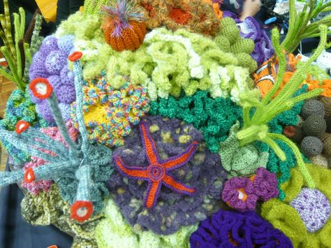 Crochet Sculpture, Crochet Coral Reef, Hyperbolic Crochet, Crochet Coral, Mermaid Crochet, Coral Pattern, Form Crochet, Fibre Art, Freeform Crochet