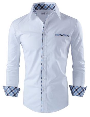 Top 12 Hottest Men’s Dress Shirts to Wear for Formal Occasions - http://outfitideashq.com/12-hottest-mens-dress-shirts-to-wear-for-formal-occasions/ Dress Shirt Collar Styles, Shirt Collar Styles, Contrast Dress, Men Fashion Casual Shirts, Mens Designer Shirts, African Shirts, Layered Dress, African Men Fashion, Shirt Dress Casual