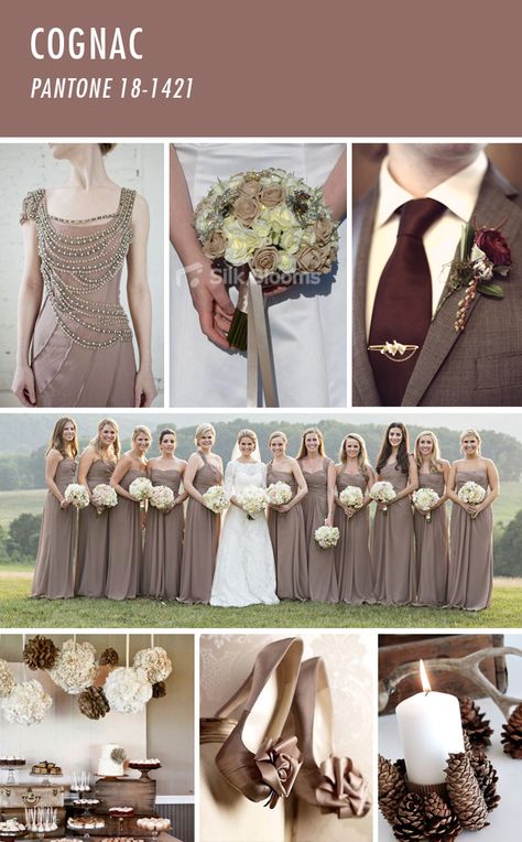 Motif Color For Wedding, Taupe Color Outfits, Grey Brown Bridesmaid Dresses, Mocha Bridesmaids Dresses Color Schemes, Neutral Browns Wedding Colors, Wedding Motif Ideas Color Schemes, Brownish Grey Bridesmaid Dresses, Brown Motif Wedding, Wedding Motif Ideas