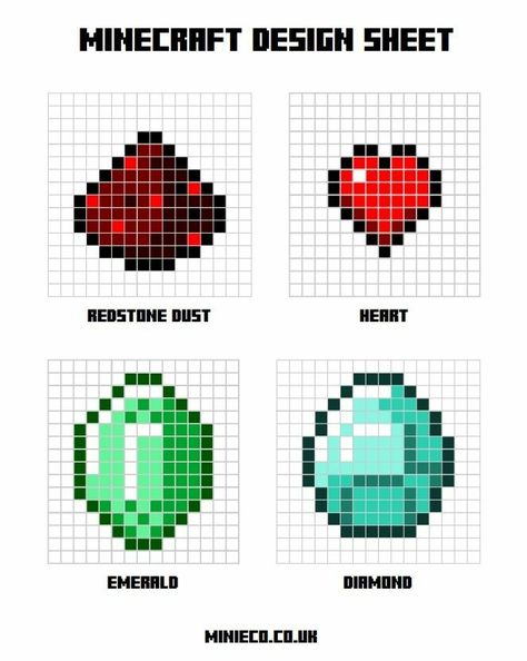 Pixel Art Small Cute, Pokemon Template, Zelda Wolf, Hama Minecraft, Spongebob Ideas, Beads Template, Minecraft Quilt, Minecraft Beads, Minecraft Diy