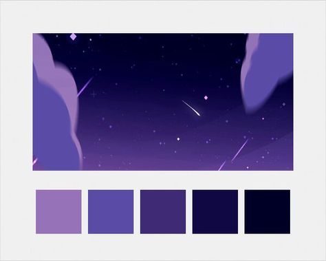 Gojo Satoru Color Palette, Sketchbook Front Cover Ideas Simple, Oc Color Palette, Background Color Palette, Sleepy Vibes, Steven Universe Background, Flat Color Palette, Color Palette Challenge, Color Schemes Colour Palettes