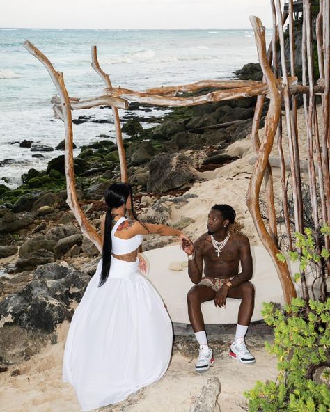 3.3m Likes, 10.1k Comments - Cardi B (@iamcardib) on Instagram: “Let’s make it last forever” Cardi B And Offset, Cardi B Pics, Let's Get Married, American Rappers, Cardi B, Music Is Life, Mermaid Wedding Dress, Make It, Ballet Skirt