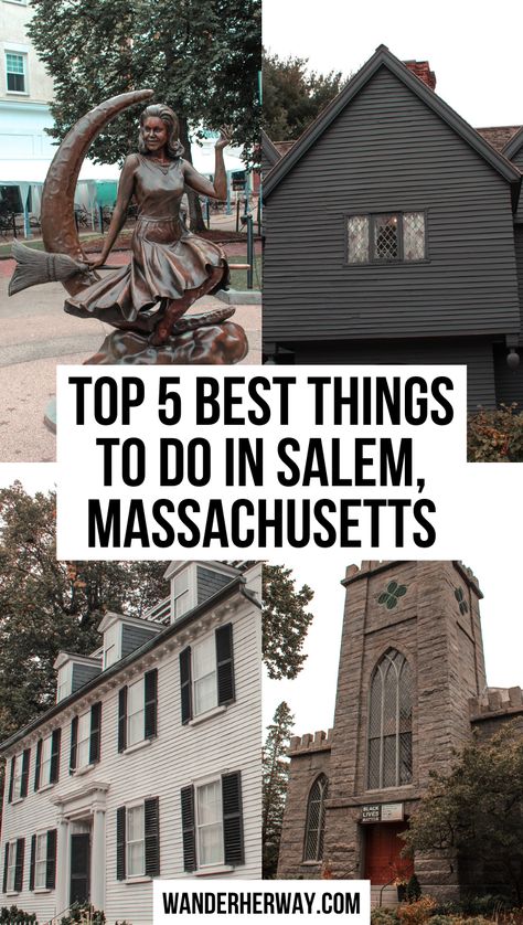 The best things to do in Salem, Massachusetts, along with how to get there, where to stay, and tips for visiting! #massachusetts #salem #falltravel Salem Massachusetts Travel, Massachusetts Aesthetic, Massachusetts Houses, Things To Do In Salem, Massachusetts Travel, Salem Massachusetts, New England Travel, Salem Ma, Breathtaking Beauty