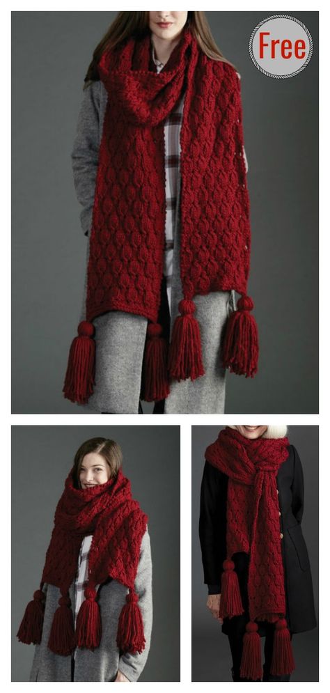 Make It Big Knit Super Scarf Free Knitting Pattern Super Scarf, Knitting Scarf, Knitting Patterns Free Sweater, Knitting Patterns Free Scarf, Knitting Patterns Free Hats, Chunky Knit Scarves, Big Knits, Free Scarf, Baby Knitting Patterns Free