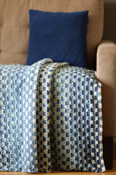 Checkered Blanket Crochet Pattern – Mama In A Stitch Checker Blanket, Crochet Pattern Baby Blanket, Mama In A Stitch, Checkered Blanket, Afghan Crochet Pattern, Blanket Plaid, Mandala Yarn, Pretty Blankets, Blanket Crochet Pattern