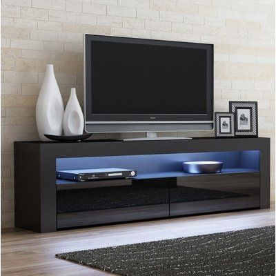 Orren Ellis Ranallo TV Stand Color: Teen Game Rooms, Modern Tv Room, Tv Fal, Small Apartment Bedrooms, Modern Tv Cabinet, Tv Stand Decor, Tv Stand Designs, Modern Tv Units, Living Room Themes