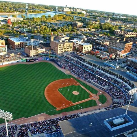 5/3 Field in downtown Toledo... home of the Toledo Mud Hens Toledo Mud Hens, Buckeye Nut, Toledo Ohio, Baseball Field, Toledo, Ohio