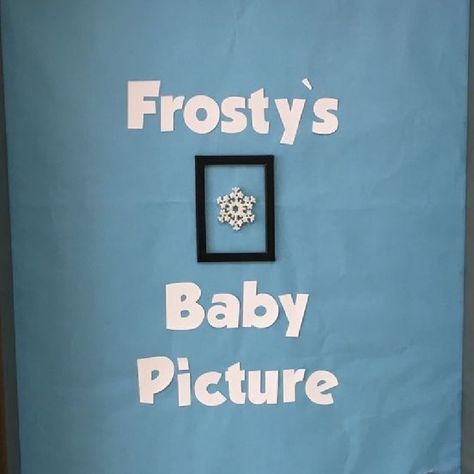 Frosty's Baby Picture Classroom Door, Outside Classroom, Winter Door Decorations Classroom, Class Door, Winter Door Decorations, Winter Door, Office Door, Door Decorations Classroom, Classroom Door