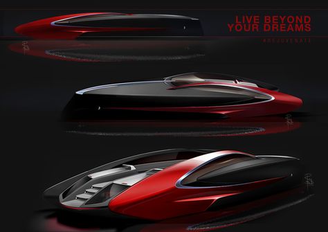 19M Power Yacht на Behance Yacht Concept, Yacht Design, Speed Boats, Automotive Design, Water Crafts, The Project, Luxury Cars, Design Studio, Sports Car