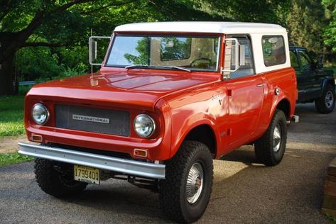 This 1968 International Harvester Scout 800 is said to be fresh from a two year-long restoration effort and looks excellent as presented. A 304ci V8/3-speed manual-equipped truck, work generally appears to be of a very decent quality and we like the subtle lift and otherwise stock appearance. Find i International Scout 800, Scout Truck, Scout 800, Best Pickup Truck, International Harvester Truck, International Harvester Scout, International Scout, International Harvester, Us Cars