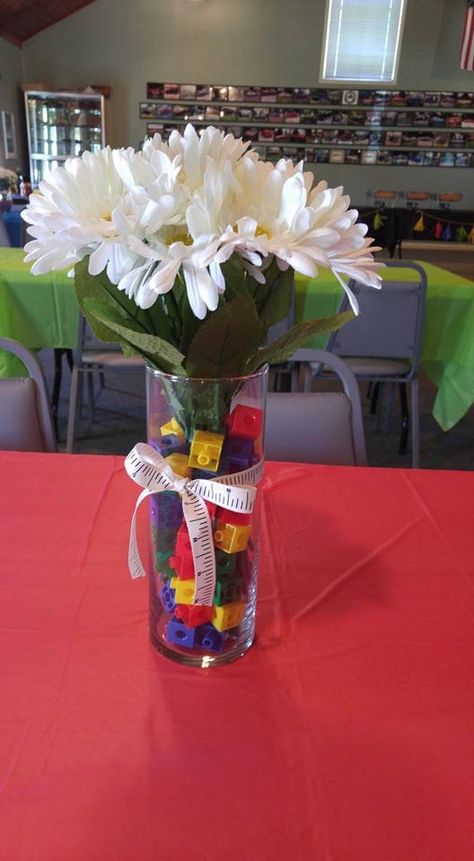 Fundraising Centerpiece Ideas, Teacher Centerpieces Table Decorations, School Centerpieces Table Decorations, Graduation Party For Teacher, Teacher Themed Party, Teacher Centerpieces, Teacher Graduation Party Ideas, Teacher Shower Party, Teacher Themed Graduation Party