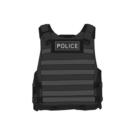 Bulletproof Vest Drawing, Vest Drawing, Police Vest, Bulletproof Vest, Bullet Proof Vest, Cute Panda Wallpaper, Drawing Vector, Police Badge, Ben 10