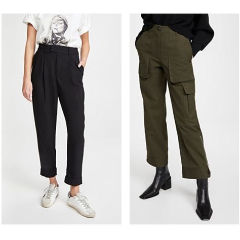 How to wear cropped pants Cropped Pants Winter, Very High Heels, Monochromatic Outfit, Tall People, Black Cropped Pants, Fashion Over 50, Cropped Trousers, Long Pants, How To Style