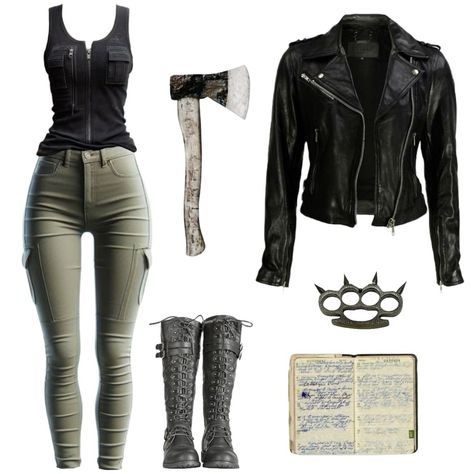 Twd Shifting Outfit, Twd Aesthetic Outfit, The Walking Dead Outfit Ideas, Supernatural Outfit Aesthetic, The Walking Dead Aesthetic Outfit, Supernatural Outfit Ideas Women, Twd Outfits Aesthetic, The 100 Outfits Inspiration, Twd Outfit Ideas