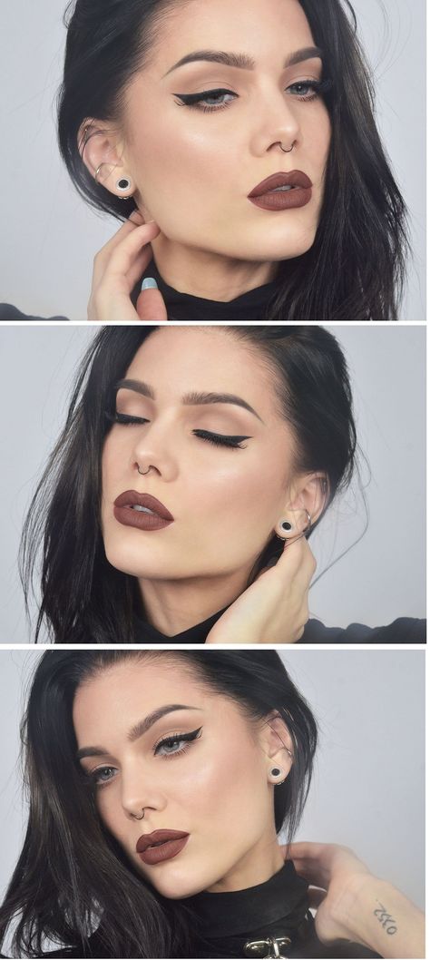 Brown Lipstick Shades, Brown Matte Lipstick, Buy Makeup, Artist Makeup, Linda Hallberg, Magical Makeup, Brown Lipstick, Smoky Eyes, Beauty Make-up