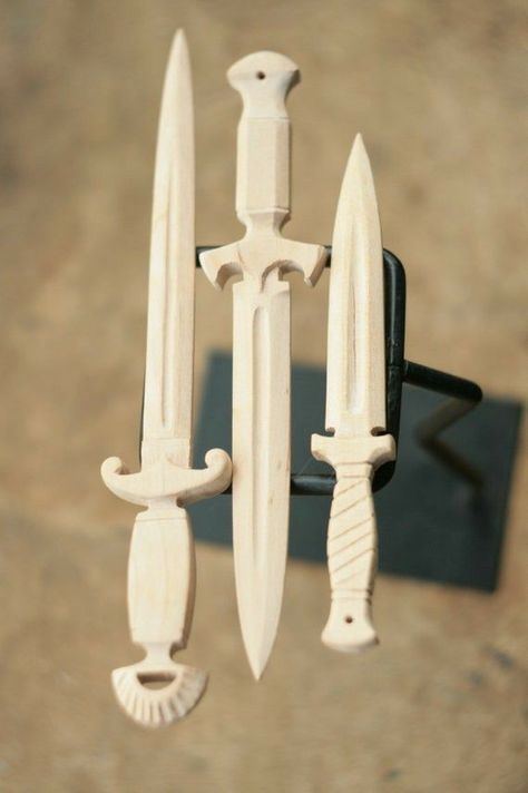 Wood Swords, Algiz Rune, Wooden Swords, Wood Magic, Whittling Projects, Simple Wood Carving, Wooden Knife, Witches Altar, Wood Knife