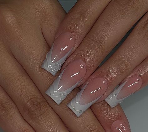 nailsxjennm on ig Drake Nails, Acrylic Nails For Beginners, Nails For Beginners, Make Up Videos, French Acrylic Nails, All Nails, Pretty Hands, Dope Nails, Best Acrylic Nails