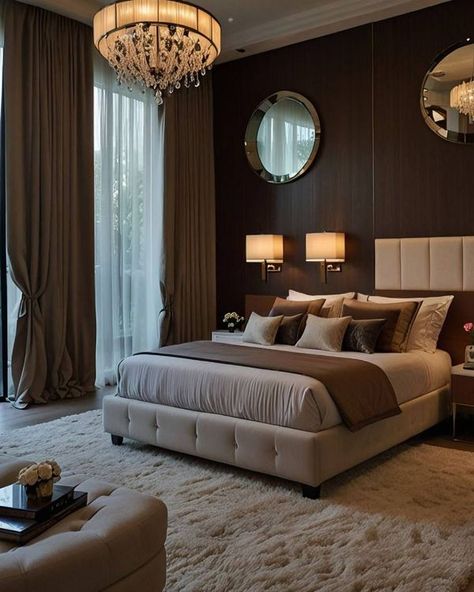 Bedroom Room Designs Modern, Women Bedroom Designs, Royal Luxury Bedroom Design, His And Her Room, Luxury Hotel Bedroom, Plush Rugs, House Interior Design Styles, Scale Art, Luxury Bedroom Design