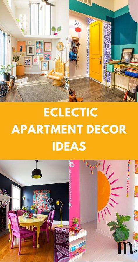 Find mix and match ideas for eclectic home decor with cozy, vintage, and modern elements. DIY tips and boho, Scandinavian styles included. Save and check out the article for more ideas! Minimalist Eccentric Decor, Eclectic Vintage Living Room, Cozy Eclectic Home, Eclectic Home Decor Ideas, Vintage Room Decor Ideas, Eclectic Cottage Decor, Eclectic Apartment Decor, Cozy Eclectic, Eclectic Apartment