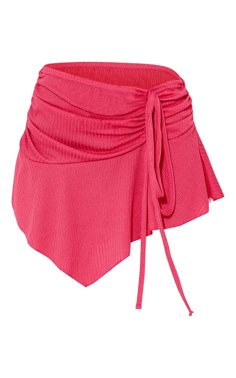 Stand out from the crowd in this hot pink textured rib ruffle frill mini skirt. Brought to you in a hot pink hue textured rib material with a ruffle frill detailing and a mini fit, you really can't go wrong. This mini skirt is sure to add a pop of pink to your weekend wardrobe. We are loving this styled with the matching top, heels and a mini bag for a fiercely feminine look that won't go unnoticed whatever your weekend plans. Length approx 40.5cm/16inch (Based on a sample size UK 8) Model wears size UK 8/ EU 36/ AUS 8/ US 4Model Height - 5ft 6inchp]:!mb-0inch>Category: Co-ordsProduct type: Mini SkirtColour: Hot PinkMaterial: Textured JerseyDesign: PlainNeckline: V NeckOccasion: Evening Fiercely Feminine, Skirts Short, Weekend Plans, Skirts For Women, Weekend Wardrobe, Feminine Look, Matching Top, Level Up, You Really