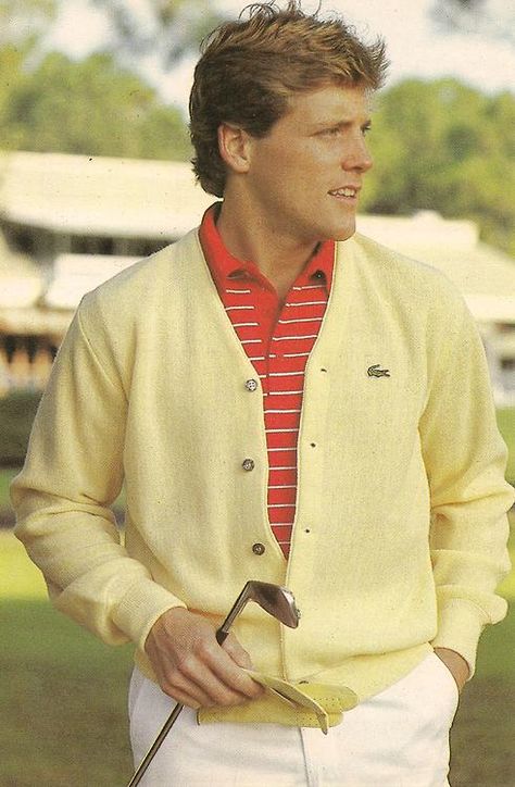 Country Club Prep 80s Country Club Aesthetic, 80s Golf Attire, Country Club Men, Country Club Outfit Men, 80s Country Club, Golfer Aesthetic, Country Club Fashion, Vintage Country Club, Country Club Outfits