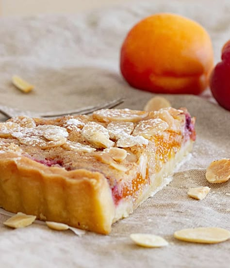 German Fruit Tart, Apricot Frangipane Tart, Raspberry Almond Tart, Apricot Frangipane, Sweet Pie Crust, Apricot Tart, Almond Tart, Apricot Recipes, Frangipane Tart