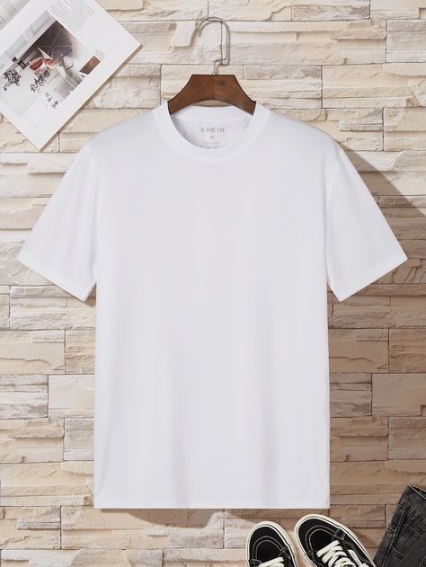 Plain White Tshirt, Plain White Tees, White Tee Men, Blank Shirts, Plain Tee Shirts, Plain White T Shirt, इंस्टाग्राम लोगो, Trendy Shirt Designs, Plain White Tee