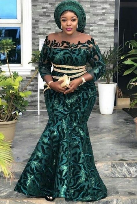 #african#lace#dress Nigerian Lace Dress, Nigerian Party, African Couture, Nigerian Lace Styles Dress, African Party Dresses, Nigerian Lace Styles, African Lace Styles, Long African Dresses, Lace Gown Styles