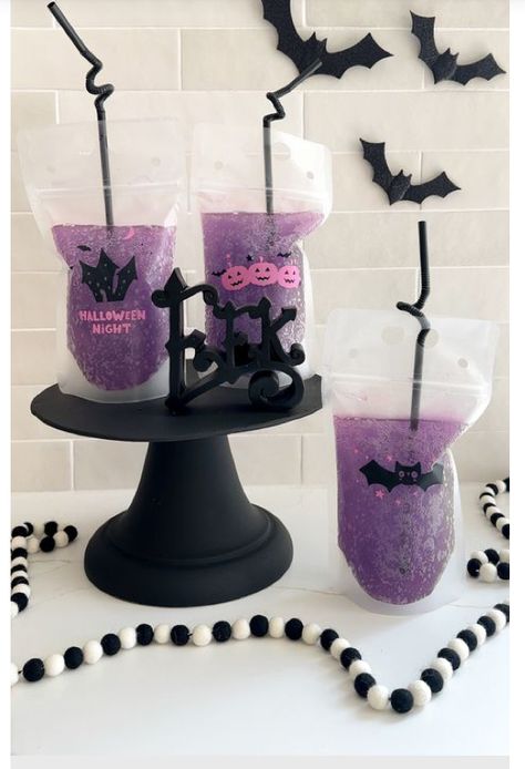 Halloween Pouches, Spooky Spa, Halloween Spa, Halloween Mantel Decor, Spa Marketing, Halloween Movie Night, Spooky Food, Halloween Mantel, Halloween Cocktails