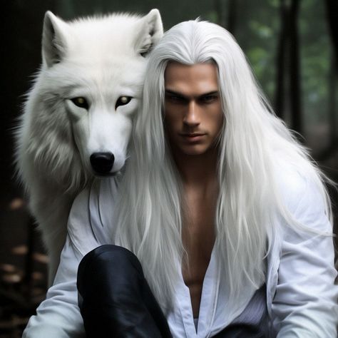 Werewolf Man, Male Fairy, Wolf Shifter, Male Model Face, Male Witch, Native American Men, Character Inspiration Male, Werewolf Art, My Fantasy World