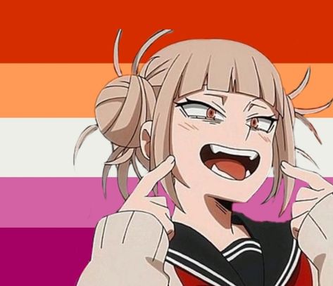 @lame_lenuda Hago iconos con el personaje y pride que quieran uwu Anime Lesbian, Flag, Yoga, Anime