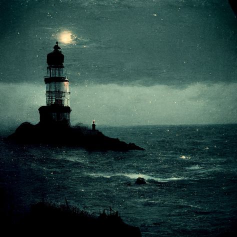 Lighthouse Aesthetic Dark, Lighthouse Core, Storm Sorcerer, Bone Island, Lighthouse Aesthetic, Mlm Aesthetic, Dark Nautical Aesthetic, Dark Nautical, Lighthouse Island