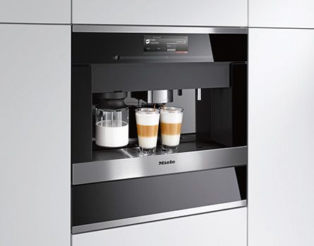 On the 2016 IT List: Miele Built-in 60cm coffee system | Visit houseandhome.com/itlist to see the entire list, plus enter for your chance to WIN a $200 Visa gift card! | #Contest closes January 25, 2016. Contest open to residents of Canada only. Miele Kitchen Appliances, Miele Coffee Machine, Miele Kitchen, Bosch Kitchen, Built In Coffee Maker, Kitchen Appliance Storage, Miele Appliances, Home Coffee Bar, Automatic Coffee Machine