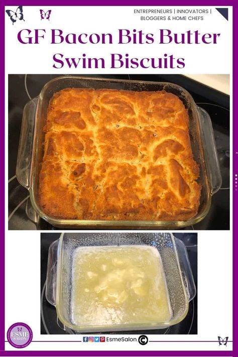 Gluten-Free Bacon Bits Butter Swim Biscuits Gluten Free Butter Swim Biscuits, Biscuits Buttermilk, Bacon Biscuits, Butter Swim Biscuits, Butter Turkey, Swim Biscuits, Bacon Butter, Frozen Biscuits, Turkey Recipe