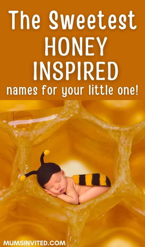 Looking for a name with some sweetness? Honey is a symbol of love and affection. It also represents fertility, wealth and protection. Check out our list of honey-inspired names for girls and boys. Honey Name, Fancy Girl Names, Preppy Girl Names, Girly Girl Names, Boyish Girl Names, Trendy Girl Names, Modern Baby Girl Names, English Baby Girl Names, Strong Baby Girl Names