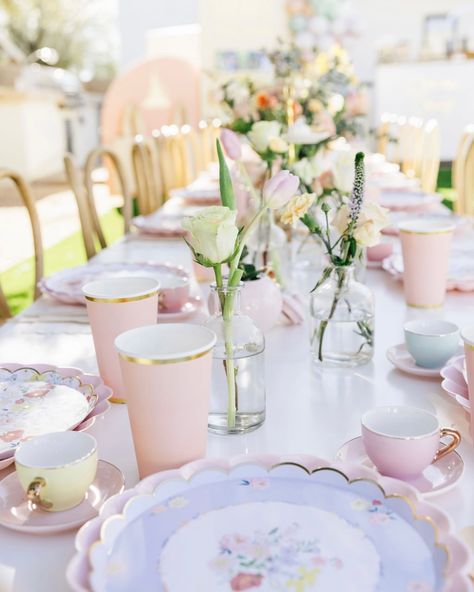 A whimsical tea party filled with joy and magic. 🫖✨💐 Tea Party For Girls Birthday, Bridget Ton Tea Party, Tea Party One Year Birthday, Two Year Old Tea Party Birthday, Kids Afternoon Tea Party, Tea For Two Baby Shower Ideas, Indoor Tea Party, London Tea Party, Tea Party Ideas For Kids