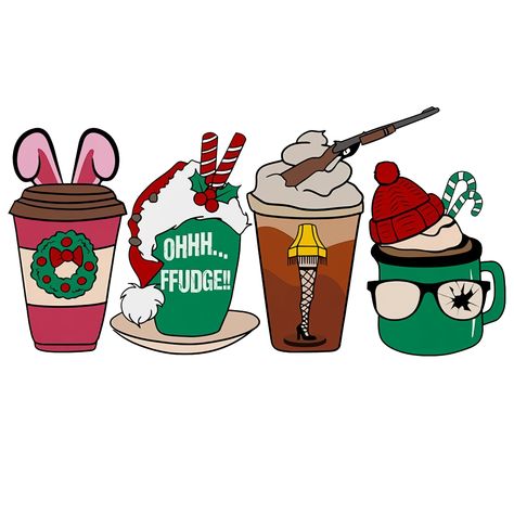 Christmas Logo, Oh Fudge, Coffee Png, Sublimation Files, Cute Shirt Designs, Cricut Projects Vinyl, Png Christmas, Christmas Coffee, Christmas Png