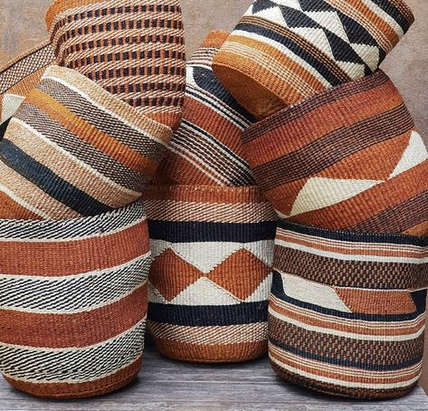 Beyond Basic: Chic Baskets Under $50 Self Help Group, Baskets Storage, Basket Weaver, Plant Pot Covers, Planter Basket, Basket Planters, African Decor, Woven Baskets, Hand Woven Baskets