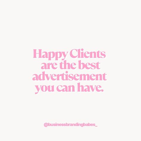 LIKE THIS POST IF YOU AGREE 🦩🛼 Happy Clients > Thriving Business 👏🏻 🔐 quote of the day, business quotes, client quotes, beauty quotes, beauty business, salon quotes, quotes to share, cute quotes, business coaching #quoteoftheday #qotd #businessquotes #quotesabouteverything #salonquotes #salontips #businessgrowth Thank You Clients Quotes Business, Clients Appreciation Quotes, Happy Client Quotes, Direct Sales Quotes, Client Quotes, Customers Quotes, Inspirationa Quotes, Best Business Quotes, Business Growth Quotes