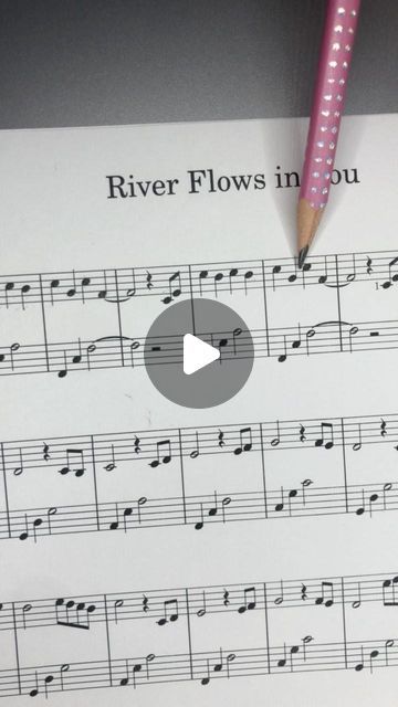 River Flows In You Piano, River Flows In You, River Flow In You, Piano Tutorial, April 7, Piano Sheet, Love U, Piano Music, Classical Music