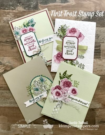 Cards With Flowers, Jackie Bolhuis, Easy Greeting Cards, Fancy Fold Card Tutorials, Fleurs Diy, Stampin Up Christmas, Fancy Fold Cards, Stamping Up Cards, Fun Fold Cards