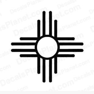 Zia Sun Symbol, Sun Symbols, Tattoo Sonne, Native Symbols, Zia Symbol, Racing Decals, Helmet Decals, Wiccan Tattoos, Inca Tattoo