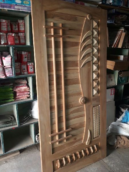 Solid Wood Main Door Design, Main Door Teak Wood Design, Teak Wood Door Design, Best Door Designs, Modern Wood Doors, Designer Doors, Arsitektur Art Deco, Modern Wooden Doors, Single Door Design