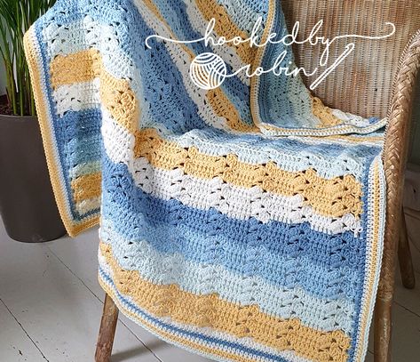 Crochet Caron Big Cakes Baby Blanket — Hooked by Robin Crochet Mermaid Tail Pattern Free, Cute Crochet Blanket, Caron Cakes Patterns, Caron Cakes Crochet, Mermaid Tail Blanket Pattern, Hooked By Robin, Puff Blanket, Caron Cakes, Crochet Mermaid Tail