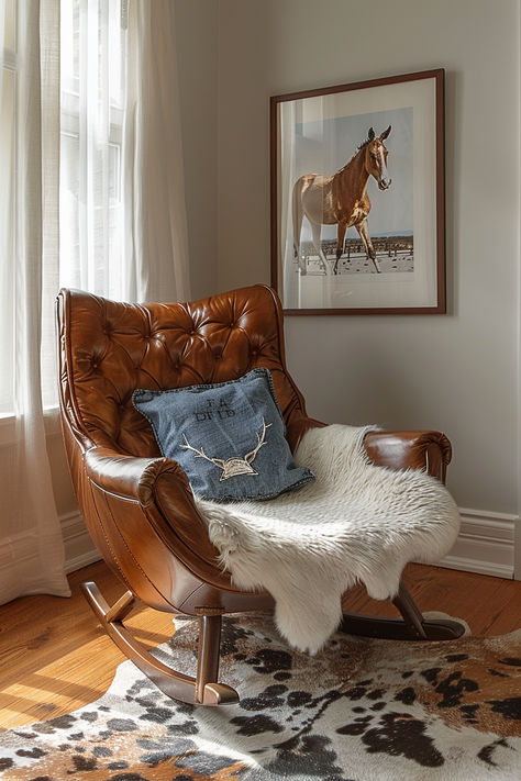 nursery decor, nursery ideas, cowboy nursery, western nursery Western Modern Nursery, Western Home Design Ideas, Ranch Room Decor, Country Nursery Ideas Rustic, Western Style Decorating Ideas, Cowboy House Interior, Space Cowboy Nursery, Cowboy Nursery Decor, Cowgirl Nursery Ideas