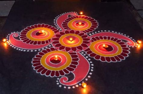 Rangoli Pattern For Diwali & New Year शुभ दीवाली, Happy Diwali Rangoli, Rangoli Designs For Competition, Indian Rangoli Designs, Rangoli Designs Simple Diwali, Easy Rangoli Designs Diwali, Simple Rangoli Designs Images, Rangoli Patterns, Rangoli Ideas