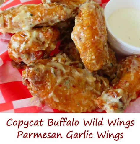 Copycat Buffalo Wild Wings Parmesan Garlic Wings Copycat Buffalo Wild Wings, Garlic Sauce Chicken, Parmesan Garlic Wings, Wings Garlic Parmesan, Garlic Parmesan Wings Recipe, Parmesan Garlic Sauce, Buffalo Wild Wings Sauces, Parmesan Sauce Recipe, Parmesan Wings Recipe